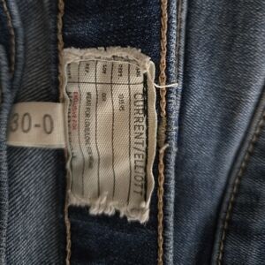 Current/Elliott Womens Dark Blue Denim Jeans